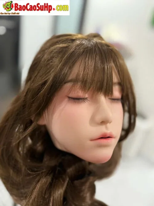 Đầu búp bê tình dục Full Silicone Kanna công chúa nhắm mắt xinh đẹp — ảnh 4