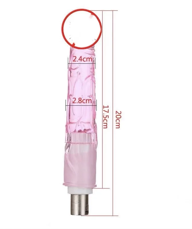 Đầu dương vật giả hồng trong (20cm)
