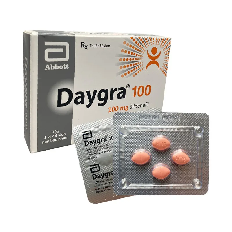Daygra 100mg Abbott tăng cường sinh lý, chống xuất tinh sớm hiệu quả