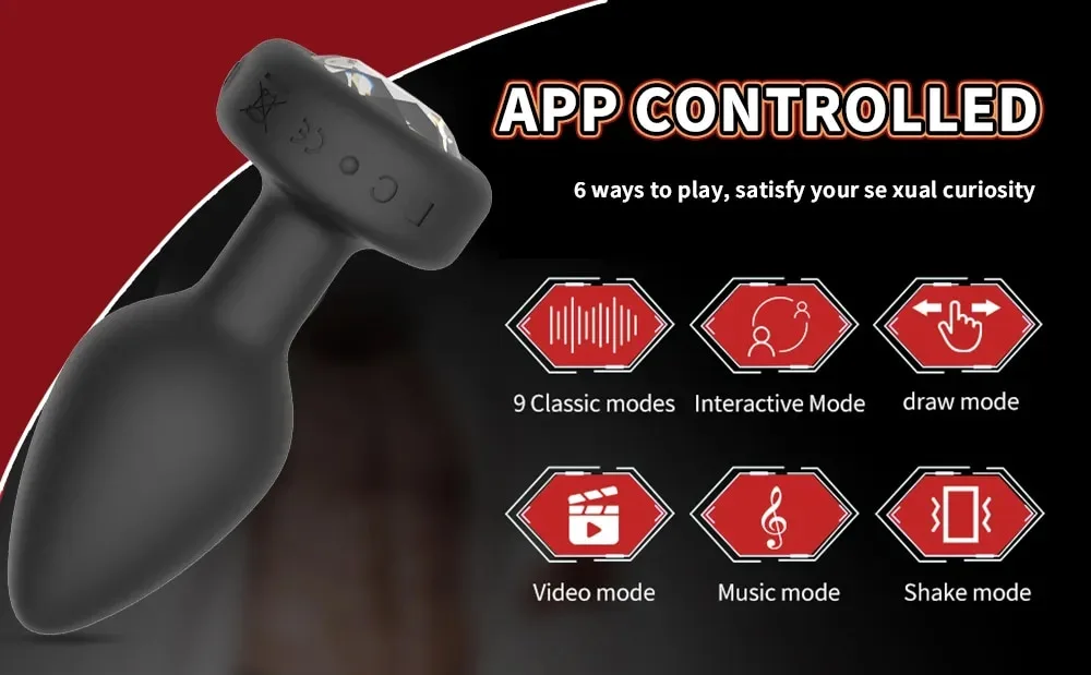 Phích cắm hậu môn Love Spouse Bluetooth điều khiển qua app — Thông số kỹ thuật nổi bật