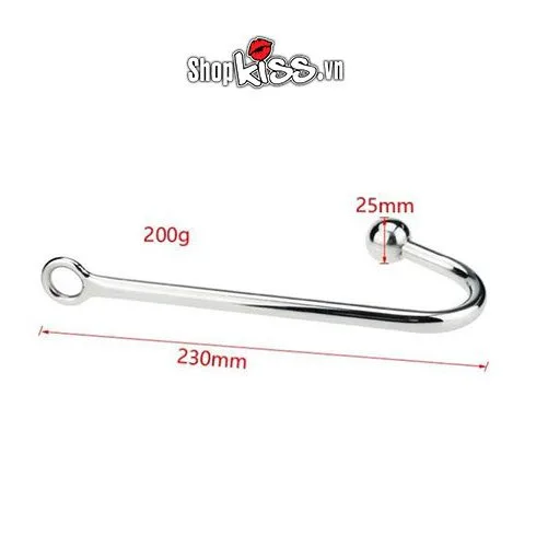 Đồ chơi bạo dâm móc inox cao cấp kích thích hậu môn an toàn — ảnh 6