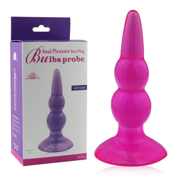 Đồ chơi hậu môn Aphrodisia mềm mại Bulbs probe kích thích sảng khoái