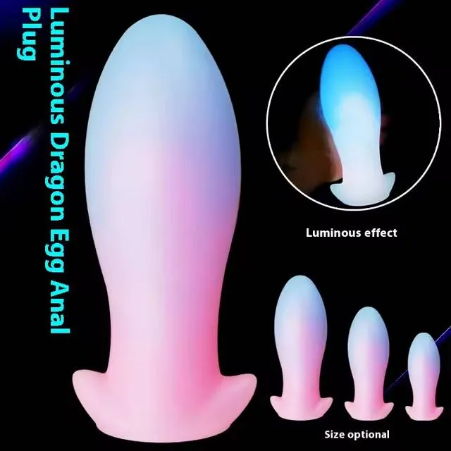 Phích cắm hậu môn dạ quang phát sáng cỡ lớn cho gay — Phích Cắm Hậu Môn Cỡ Lớn Có Dạ Quang Phát Sáng – Trải
