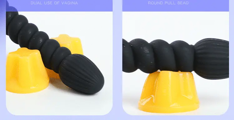 Que thụt kích thích âm đạo hậu môn xoắn ren Mizzzee Apple seed rung siêu phê — ảnh 4
