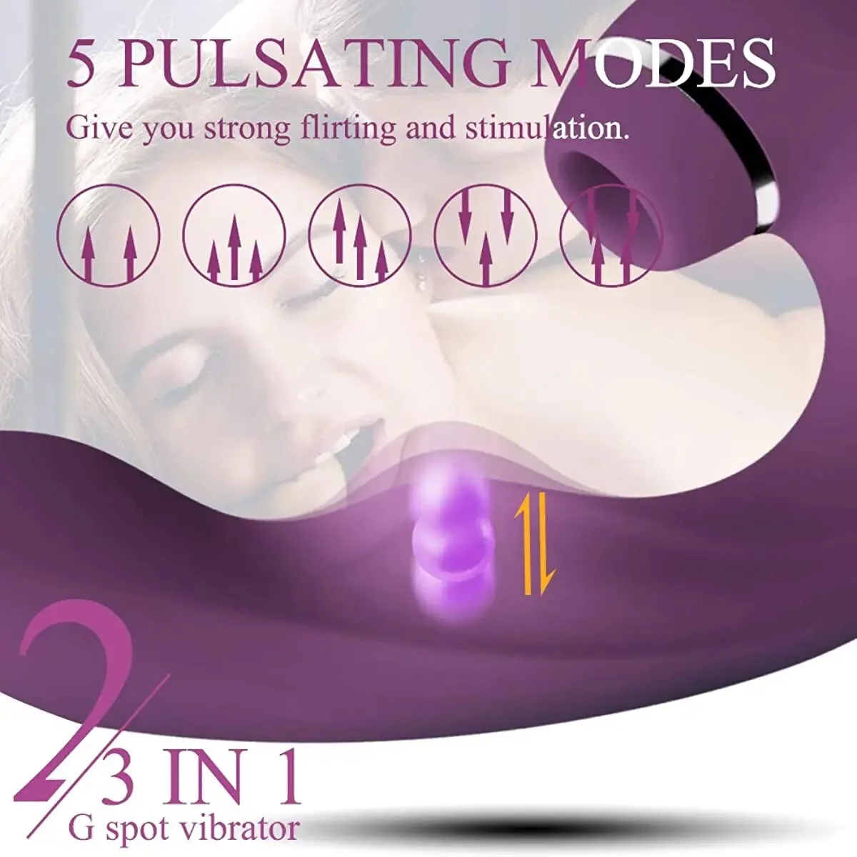 Dương vật giả 3in1 bú hút kích thích điểm G hột le thăng hoa — Địa chỉ bán Dương vật giả 3 trong 1 bú hút kích thích âm (3)