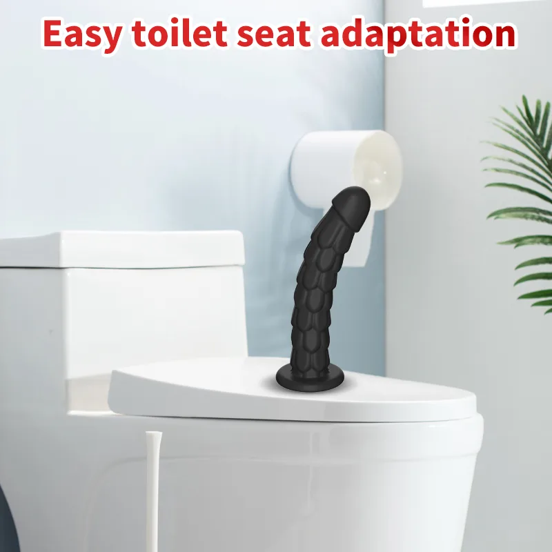 Dương vật giả vảy cá gân nổi cao cấp sextoy gay kích thích — hình 5