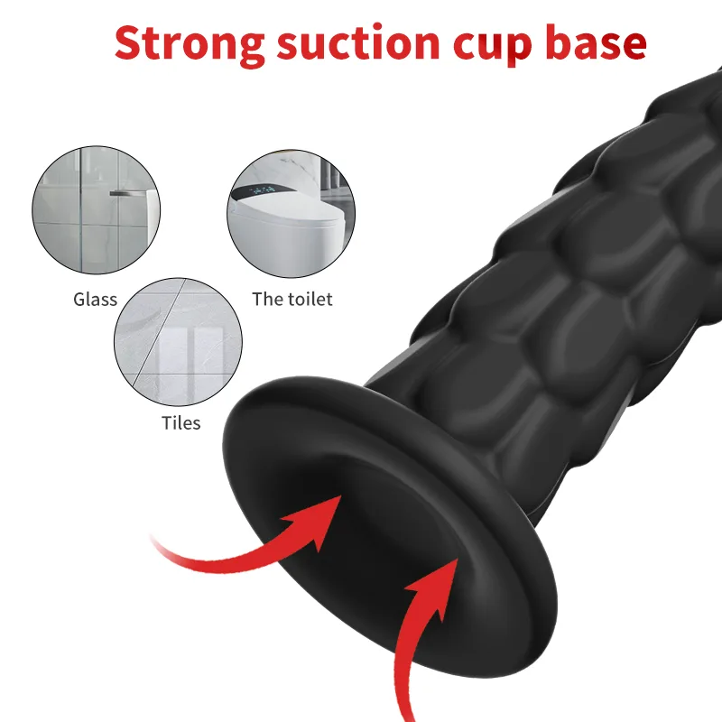 Dương vật giả vảy cá gân nổi cao cấp sextoy gay kích thích — hình 4