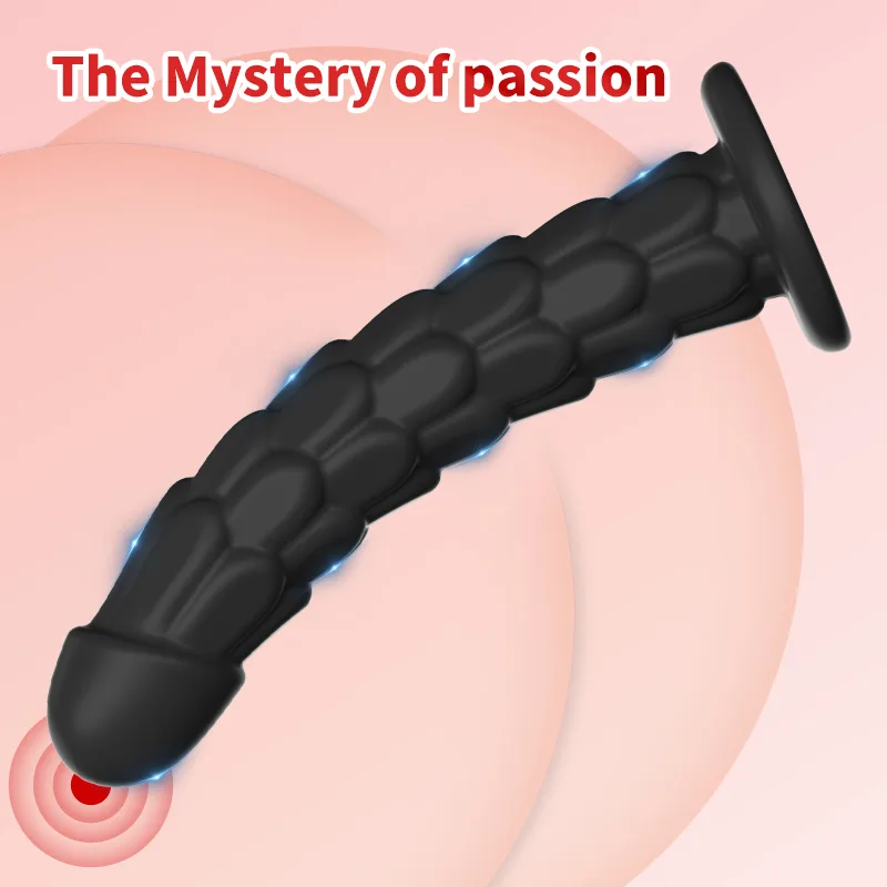 Dương vật giả vảy cá gân nổi cao cấp sextoy gay kích thích — hình 2