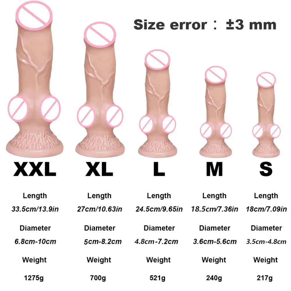 Dương vật giả chó sói size lớn silicon mềm mịn dính tường — hình 10