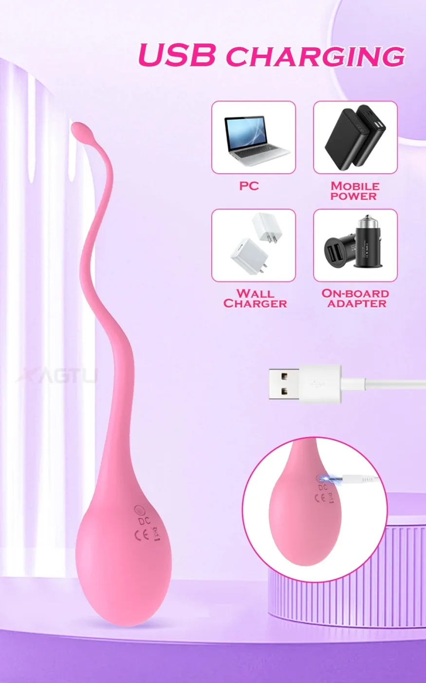 Trứng rung nòng nọc siêu nhỏ gọn điều khiển không dây tiện — hình 11