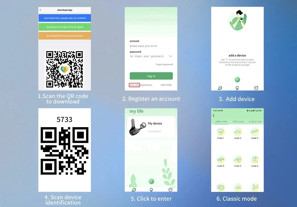 Máy tập dương vật đa năng Love Spouse điều khiển qua app kèm vòng đeo — ảnh 14
