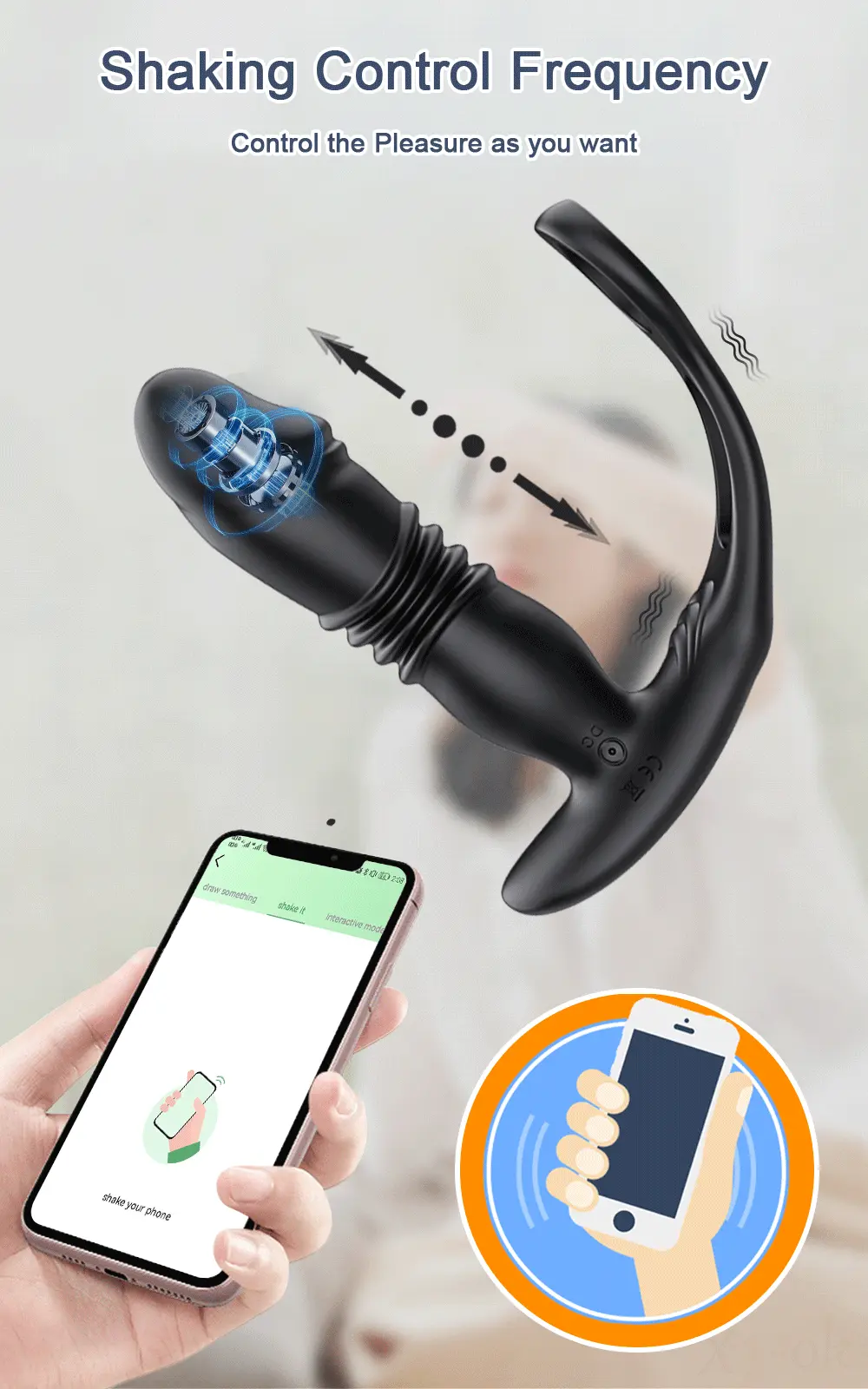 Que rung hậu môn Love Spouse điều khiển app rung thụt mạnh mẽ — ảnh 9