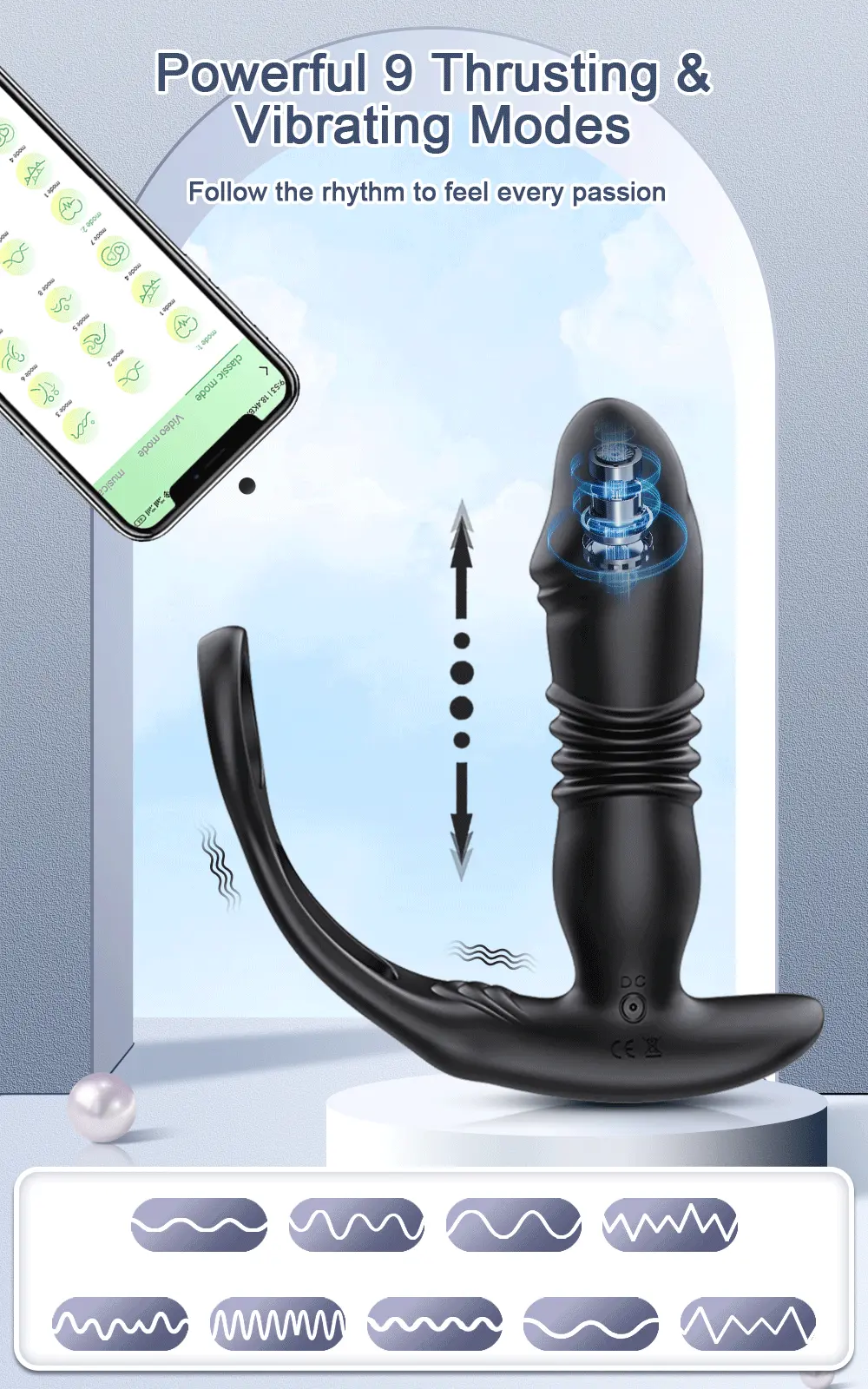 Que rung hậu môn Love Spouse điều khiển app rung thụt mạnh mẽ — ảnh 4