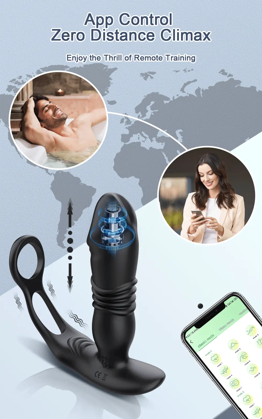 Que rung hậu môn Love Spouse điều khiển app rung thụt mạnh mẽ — ảnh 6
