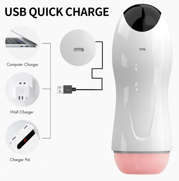 Âm đạo giả rung tự động co bóp bú hút siêu thực, kích thích — hình 20