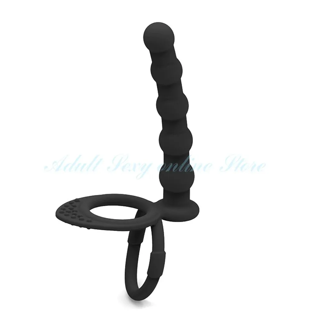 Dương vật giả kết hợp vòng đeo kích thích hậu môn đồ chơi cho gay — ảnh 8