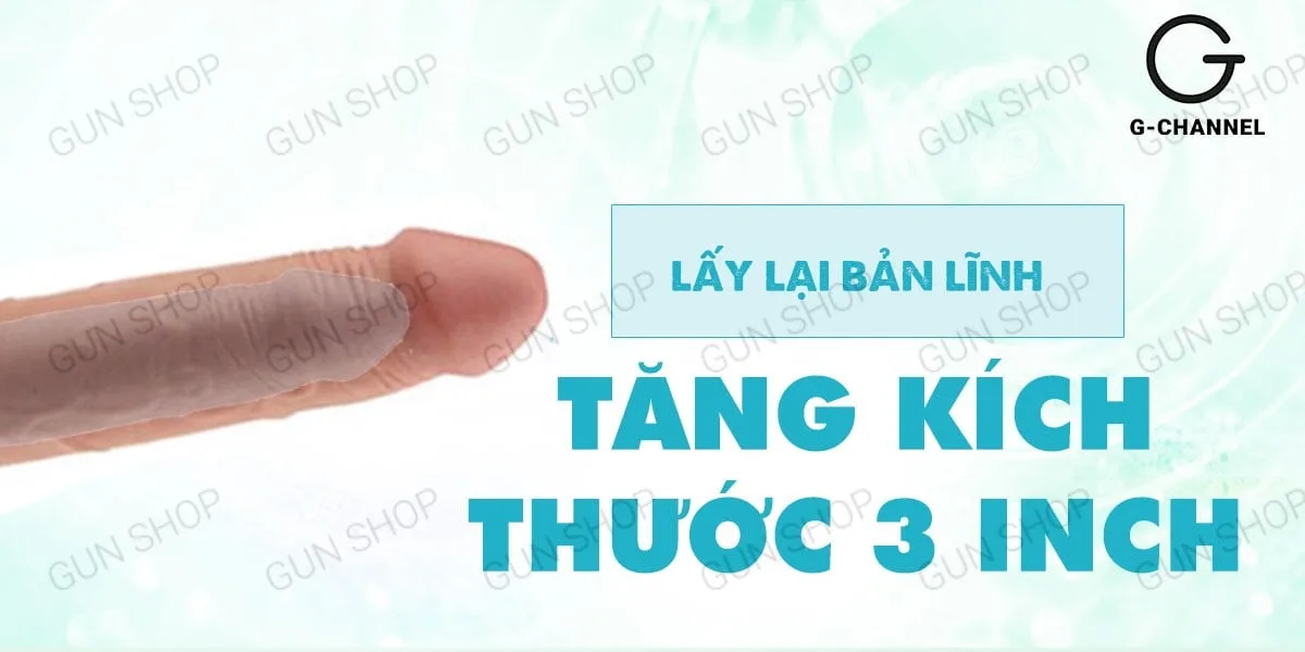Bao cao su rung Lovetoy Pleasure X-Tender tăng kích thước — Chức năng rung 10 chế độ - Đa dạng cảm giác yêu