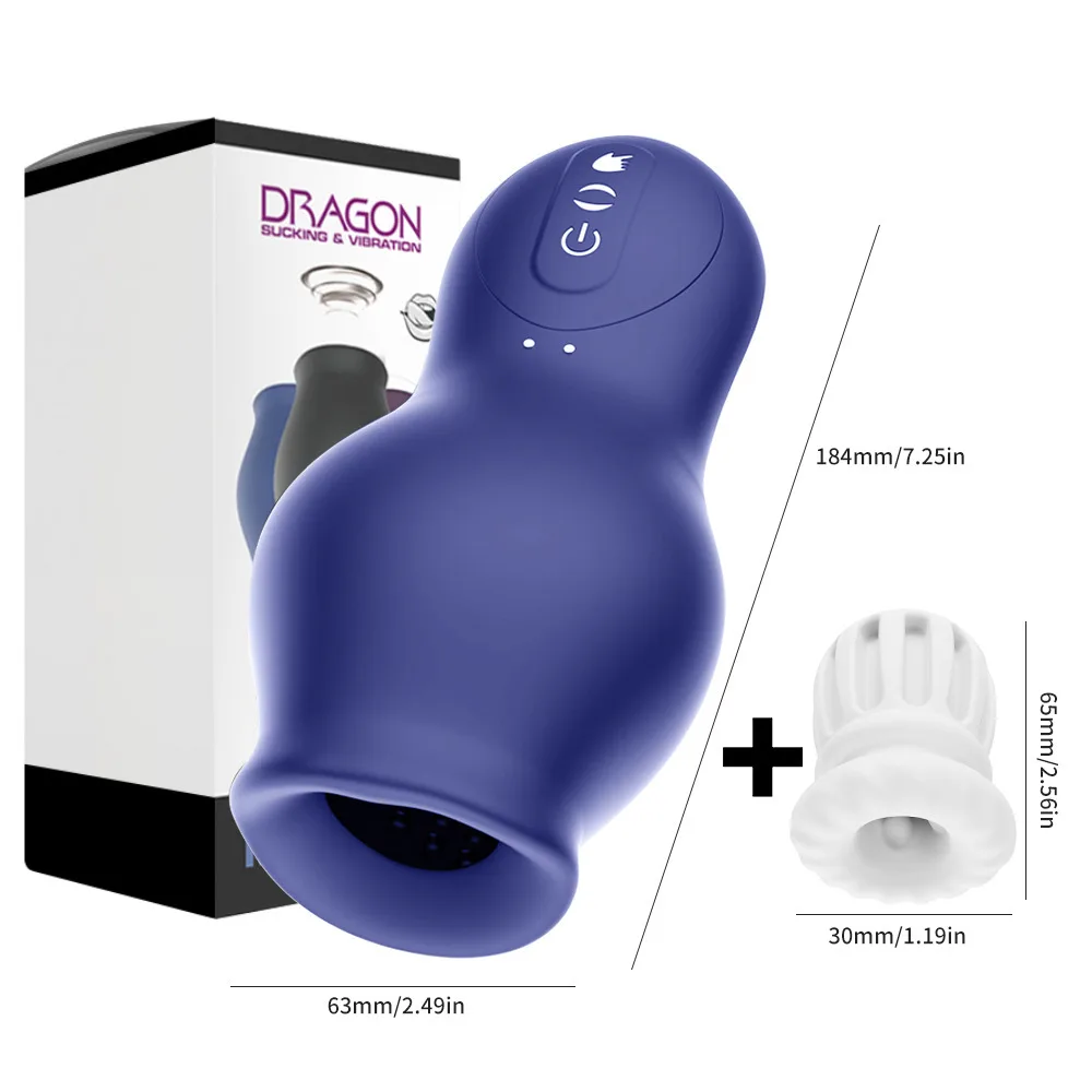 Âm đạo giả Dragon Training Cup rung bú hút siêu mạnh kích thích — ảnh 2
