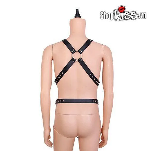 Đai thắt toàn thân da BZ19 - Dụng cụ bạo dâm quyến rũ
