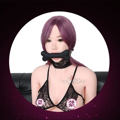 Dụng cụ bạo dâm quai đeo khúc xương siêu dễ thương, nóng bỏng