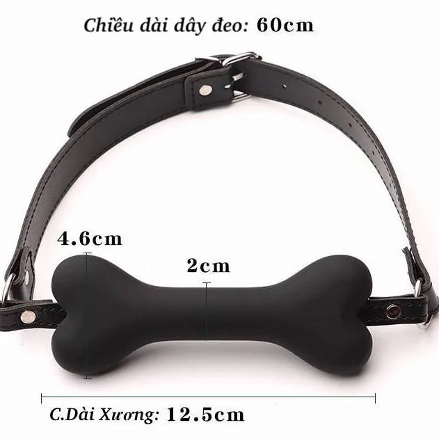Dụng Cụ Bịt Miệng Khúc Xương Khóa Hàm BDSM Đồ Chơi Kích Thích — ảnh 2