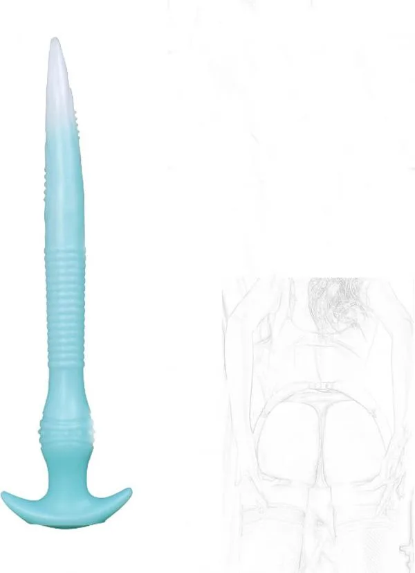 Dụng Cụ Kích Thích Hậu Môn Hình Con Lươn Silicone Cao Cấp Massage Tuyến Tiền Liệt