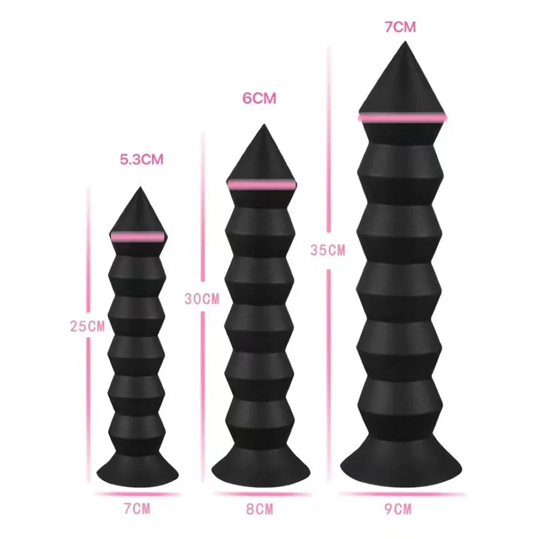 Phích cắm hậu môn silicon đinh vít size lớn cao cấp thoải — Thông số kỹ thuật nổi bật