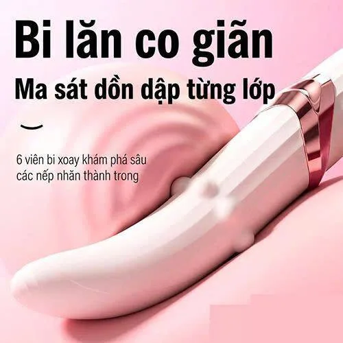 Dụng cụ massage điểm G đa năng xoay lắc bi chạy Jiuuy điều khiển qua app — ảnh 4