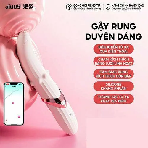 Dụng cụ massage điểm G đa năng xoay lắc bi chạy Jiuuy điều khiển qua app — ảnh 2