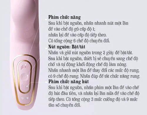 Adiba Little Fairy dụng cụ massage điểm G và âm vật chính hãng — ảnh 3