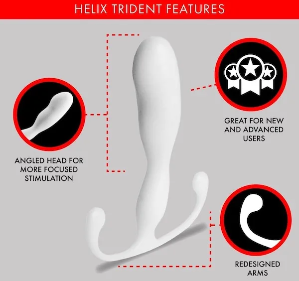 Aneros Helix Trident Dụng Cụ Massage Tuyến Tiền Liệt Cao Cấp Cho Nam — ảnh 2