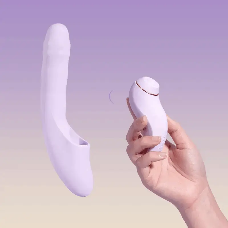 Dương vật giả Svakom DuoGlow điều khiển qua app massage điểm G và âm vật — ảnh 2