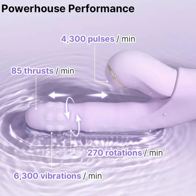 Dương vật giả Svakom DuoGlow điều khiển qua app massage điểm G và âm vật Dương vật giả Svakom DuoGlow điều khiển qua app massage — Động cơ rung công suất cao