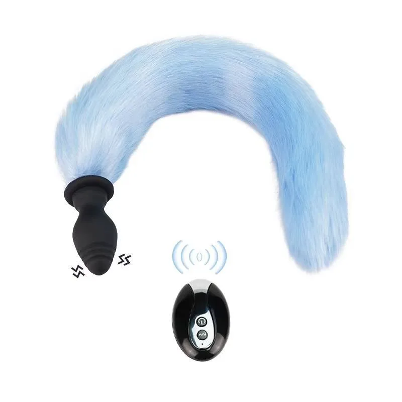 Đuôi Cáo SiliCon Cosplay Có Rung Điều Khiển Từ Xa Đuôi Chồn Cắm Hậu Môn — ảnh 3