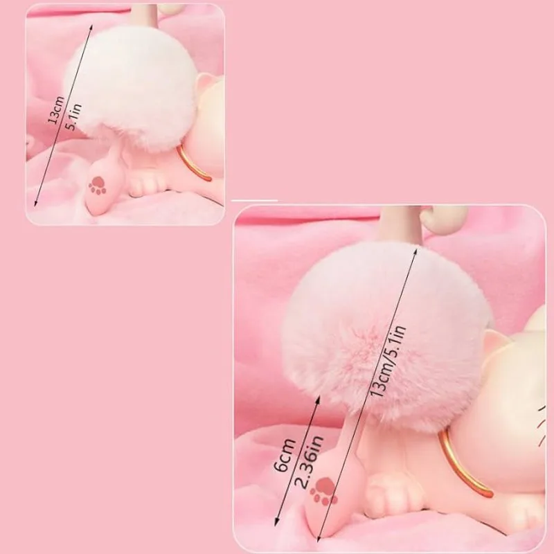 Đuôi Thỏ Silicon Hồng Dễ Thương Hình Bàn Chân Mèo – Dụng Cụ Cosplay & Kích Thích Dành Cho Newbie — ảnh 5