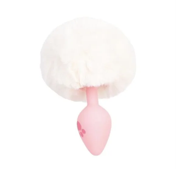 Đuôi Thỏ Silicon Hồng Dễ Thương Hình Bàn Chân Mèo – Dụng Cụ Cosplay & Kích Thích Dành Cho Newbie — ảnh 11