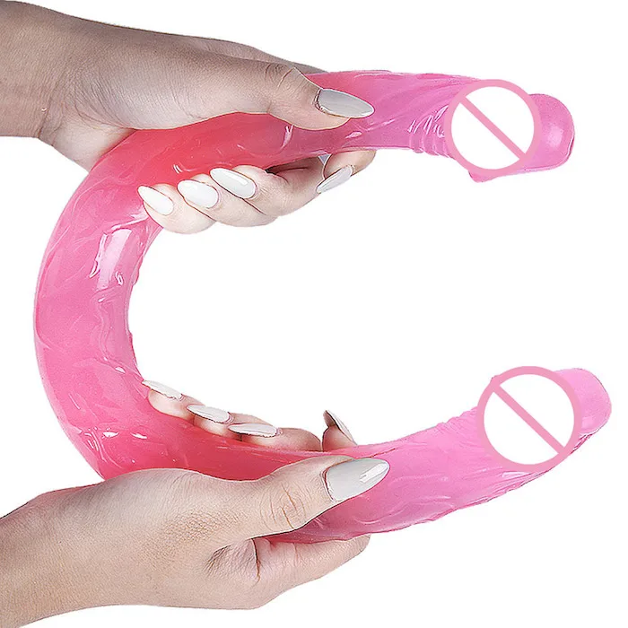 Double Dong 2 đầu trong suốt - Sextoy lesbian kích thích — Tính năng và lợi ích ưu việt