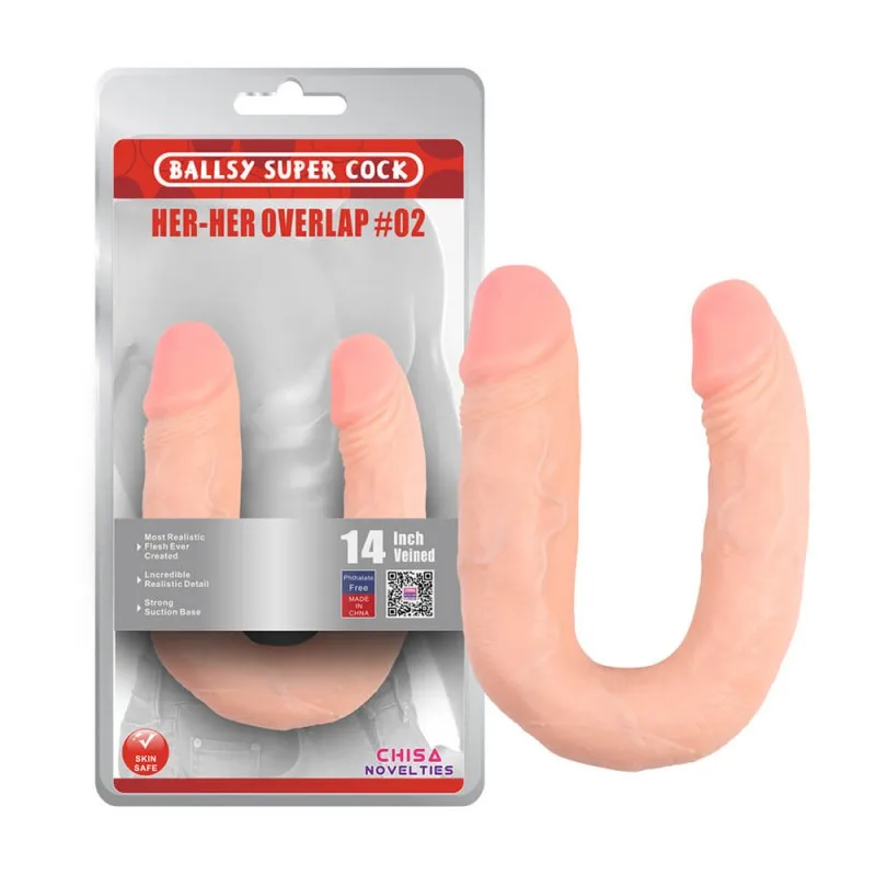 Dương vật giả 2 đầu Chisa Her-Her Overlap #02 chất lượng giá tốt