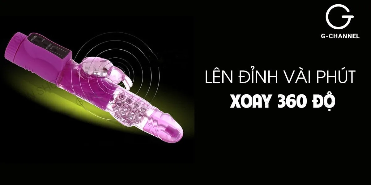 Dương vật giả đa năng 2 đầu xoay rung mạnh mẽ Loveaider — hình 5