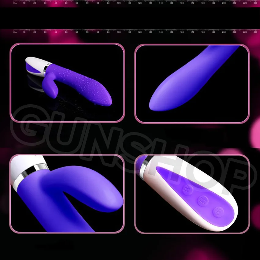 Dương vật giả 2 đầu sạc điện 68 chế độ rung kích thích mạnh — ảnh 3