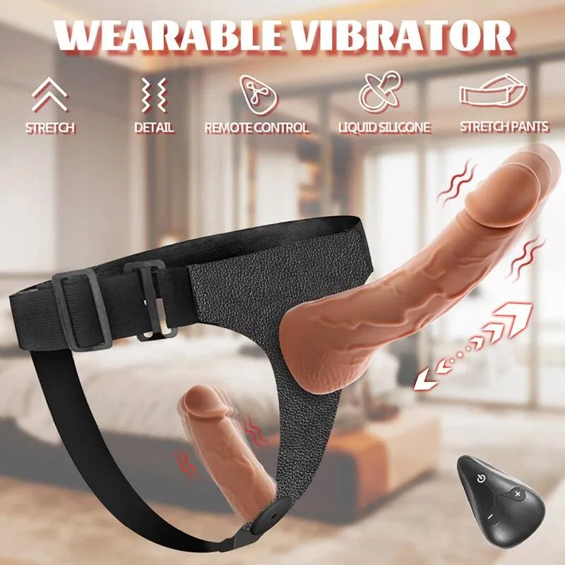 Dương vật giả 2 đầu Yeain Double Wings có đai đeo điều khiển remote từ xa Dương vật giả 2 đầu Yeain Double Wings có đai đeo điều — Đai Đeo 2 Dương Vật Rung Thụt Yeain Double Wings – Giải