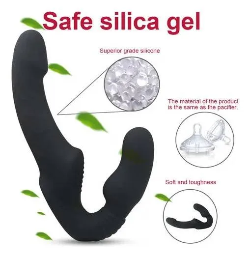 Dương Vật Giả 2 Đầu Điều Khiển Từ Xa Yunman Rung Mạnh Strap On Dildo Cho Les — ảnh 8