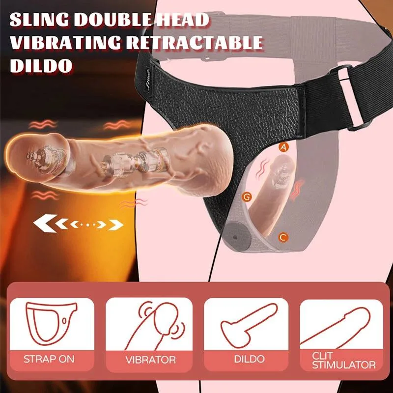 Dương vật giả 2 đầu Yeain Double Wings có đai đeo điều khiển remote từ xa Dương vật giả 2 đầu Yeain Double Wings có đai đeo điều — Dương vật lớn hướng ra ngoài