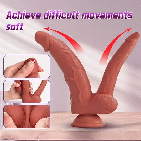 Dương Vật Giả 2 Đầu YEAIN Double Dildo 8 Inch Có Đế Hít Tường Dương Vật Giả 2 Đầu YEAIN Double Dildo 8 Inch Có Đế Hít — Đường cong chuẩn giải phẫu