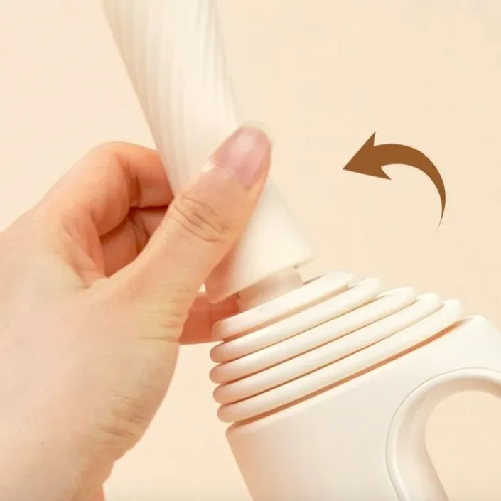 Dương Vật Giả 2 Trong 1 Svakom Handy Thruster - Rung Thụt Hút Âm Vật Sưởi Ấm — ảnh 9