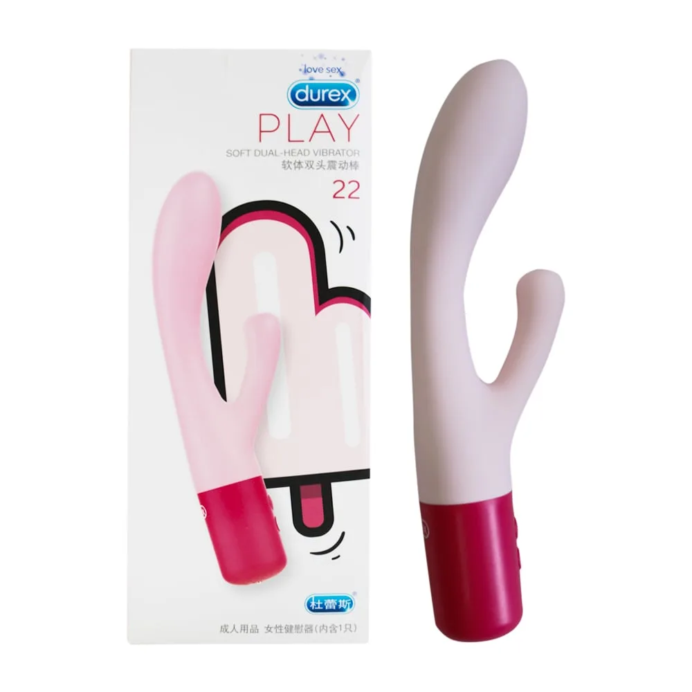 Dương vật giả 8 chế độ rung sạc nhanh Durex Soft Dual Head — ảnh 2