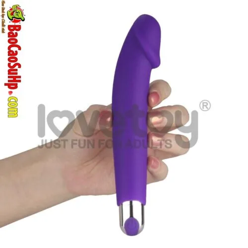 Dương vật giả cầm tay mini Lovetoys LV430202 Hanabira Rung Full silicone — ảnh 4