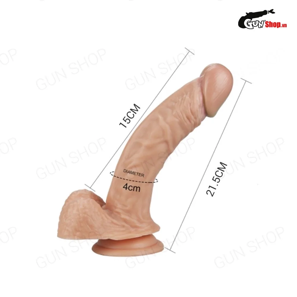 Dương vật giả cao cấp Lovetoy Real Extreme Real 8.5 rung dính tường 21.5cm — ảnh 3