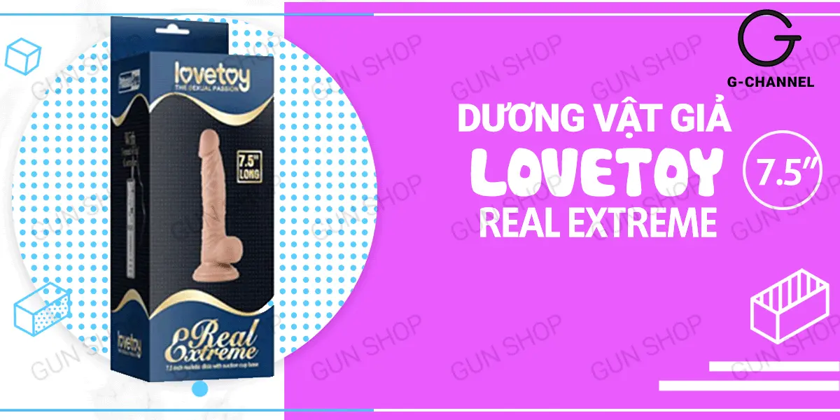 Dương Vật Giả Real Extreme 7.5 Pin Siêu Mạnh 3 Chế Độ Rung — ảnh 2