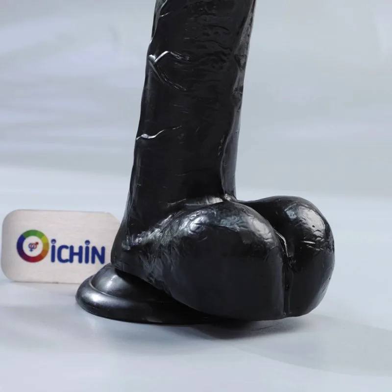 Dương vật giả chisa rubicon 8.8 inch màu đen gân guốc mạnh mẽ — ảnh 6